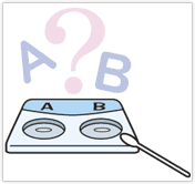 検査で判定、A、B型？